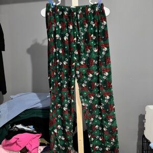 Men's Festive Green Pajama Pants
